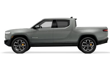 2022 R1T Limestone side view