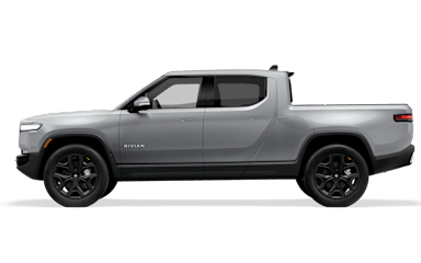 2023 R1T LA Silver side view