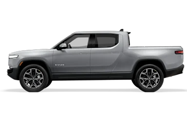 2023 R1T LA Silver side view