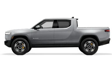 2023 R1T LA Silver side view