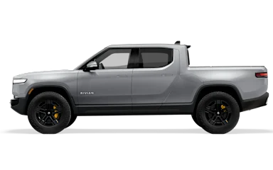 2022 R1T LA Silver side view