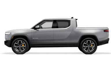 2022 R1T LA Silver side view