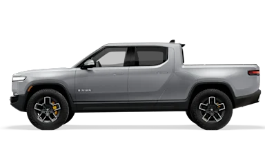 2022 R1T LA Silver side view