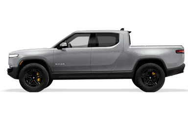 2022 R1T LA Silver side view