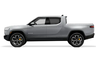 2023 R1T LA Silver side view