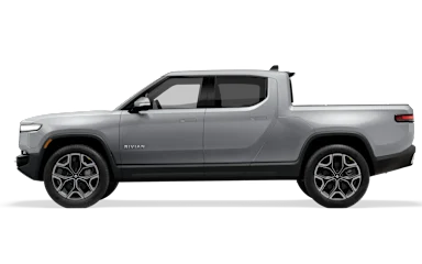 2025 R1T LA Silver side view