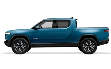 2023 R1T Rivian Blue side view