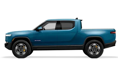 2023 R1T Rivian Blue side view