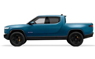 2023 R1T Rivian Blue side view