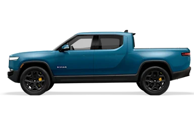 2023 R1T Rivian Blue side view