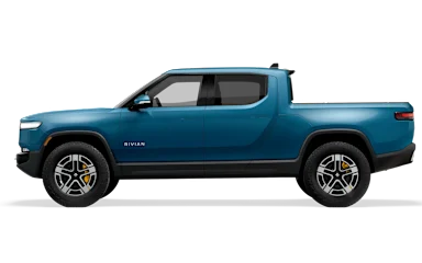 2022 R1T Rivian Blue side view