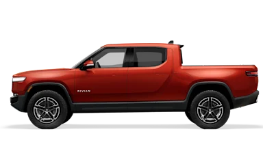 2025 R1T Red Canyon side view