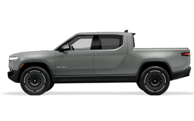 2025 R1T Limestone side view