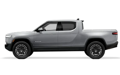 2025 R1T LA Silver side view