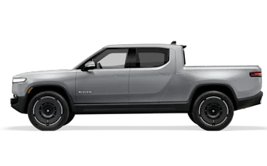 2025 R1T LA Silver side view