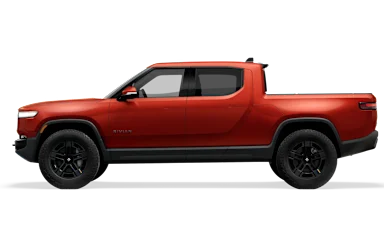 2025 R1T Red Canyon side view