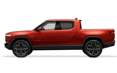 2026 R1T Red Canyon side view