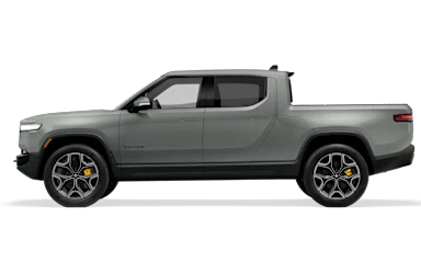 2025 R1T Limestone side view
