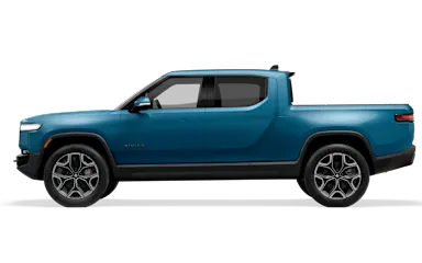 2026 R1T Rivian Blue side view