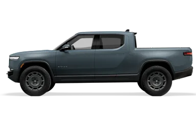2026 R1T Storm Blue side view