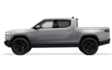 2025 R1T LA Silver side view