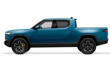 2027 R1T Rivian Blue side view