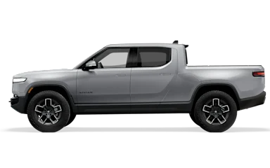 2025 R1T LA Silver side view