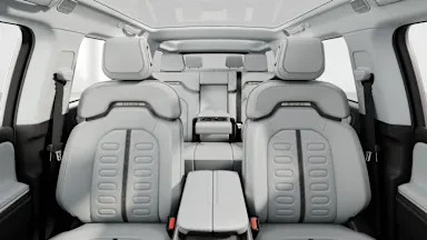 2024 R1S Ocean Coast back seats view