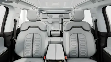 2024 R1S Ocean Coast back seats view