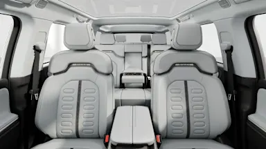 2023 R1S Ocean Coast back seats view
