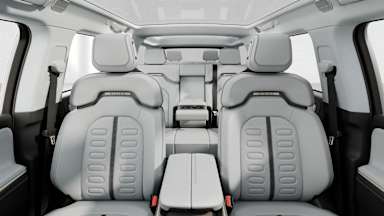 2023 R1S Ocean Coast back seats view