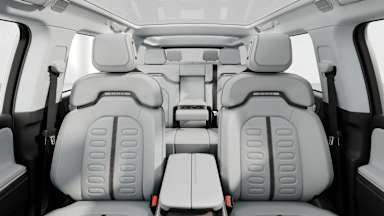 2023 R1S Ocean Coast back seats view