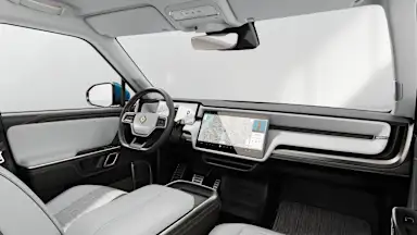 2024 R1S Ocean Coast driver seat view