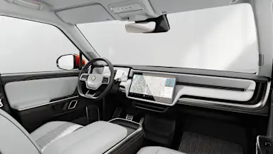 2024 R1S Ocean Coast driver seat view