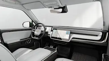 2024 R1S Ocean Coast driver seat view