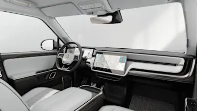 2024 R1S Ocean Coast driver seat view