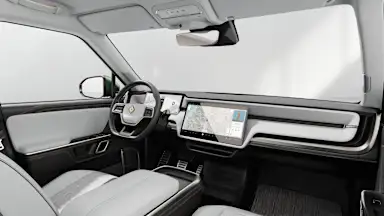 2024 R1S Ocean Coast driver seat view