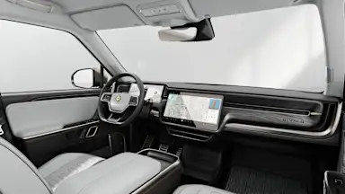 2023 R1S Ocean Coast driver seat view