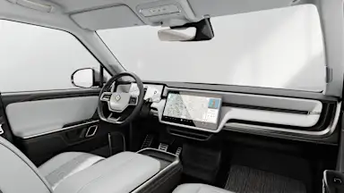 2023 R1S Ocean Coast driver seat view
