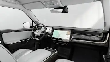 2026 R1S Ocean Coast driver seat view