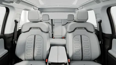 2024 R1T Ocean Coast back seats view
