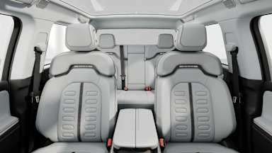 2024 R1T Ocean Coast back seats view