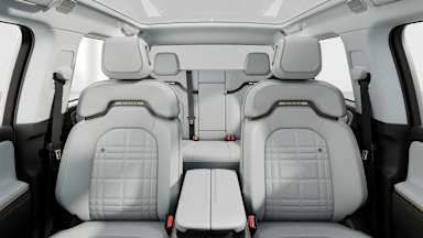 2026 R1T Ocean Coast Signature back seats view