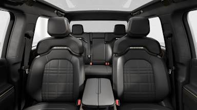 2026 R1T Black Mountain Signature back seats view