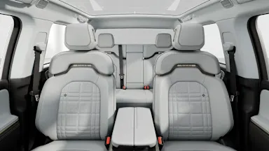 2026 R1T Ocean Coast Signature back seats view