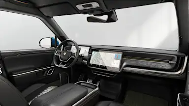 2024 R1T Black Mountain driver seat view