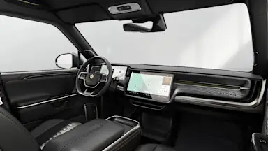2026 R1T Black Mountain driver seat view