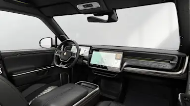 2026 R1T Black Mountain driver seat view