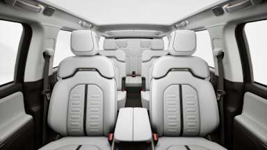 2027 R1S Ocean Coast back seats view