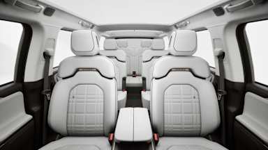 2027 R1S Ocean Coast Signature back seats view